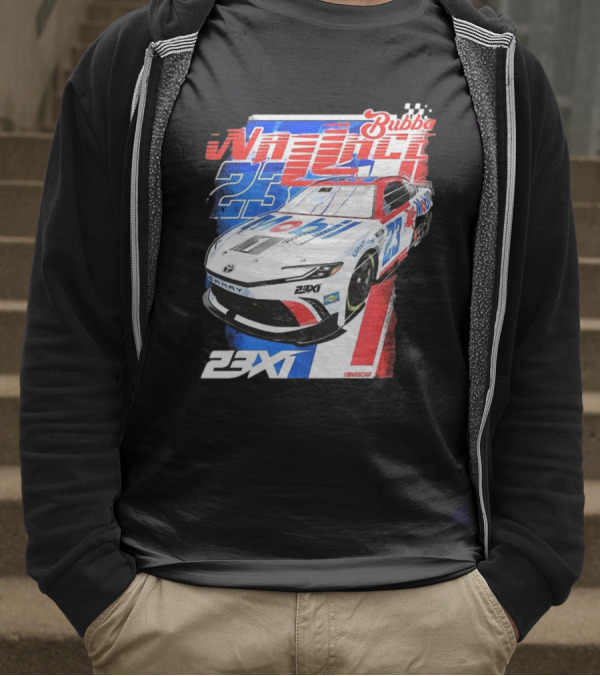 Bubba Wallace 23XI NASCAR Mobil 1 Camry Racing 23X1 T-Shirt