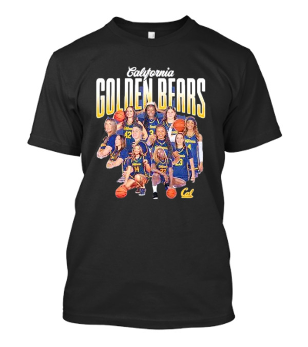 California Golden Bears Women’s Basketball Team Collage T-Shirt