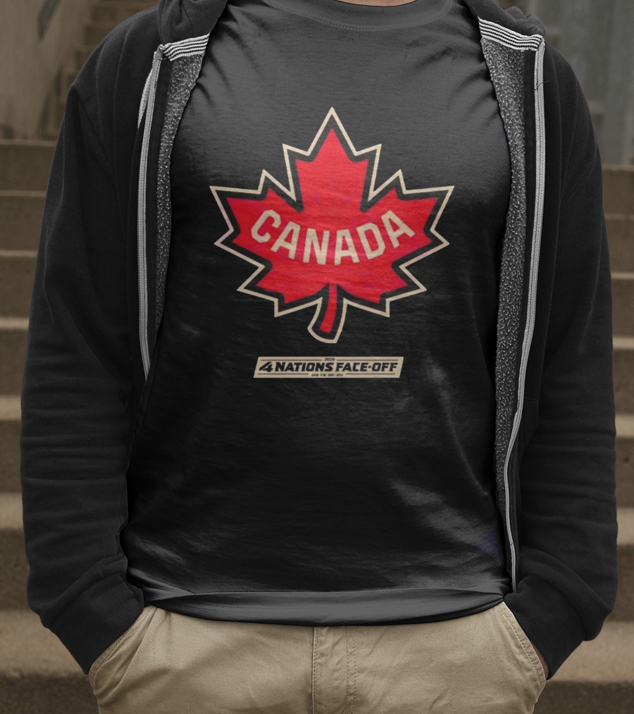 Canada 2025 4 Nations Face Off Vintage T-Shirt