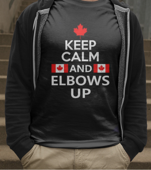 Canada Keep Calm And Elbows Up T-Shirt