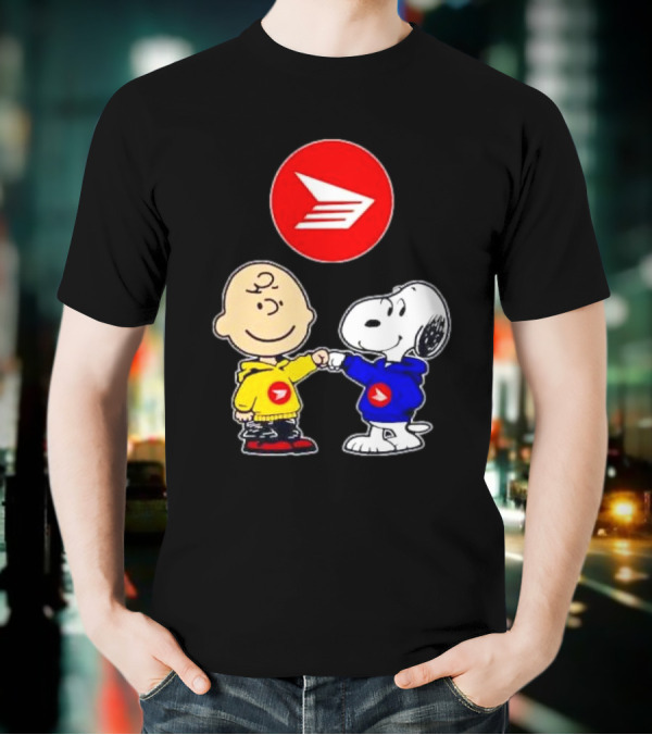 Canada Post Charlie Brown And Snoopy T-Shirt