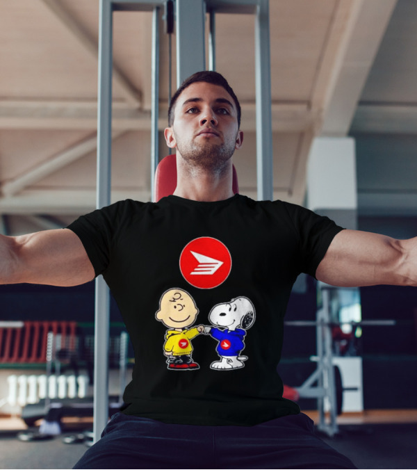 Canada Post Charlie Brown And Snoopy T-Shirt