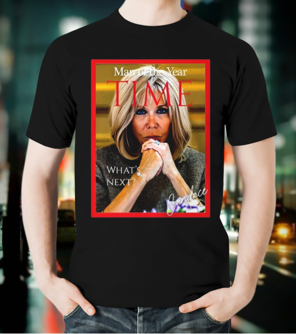 Candace Owens Brigitte Macron Man Of The Year Time T-Shirt