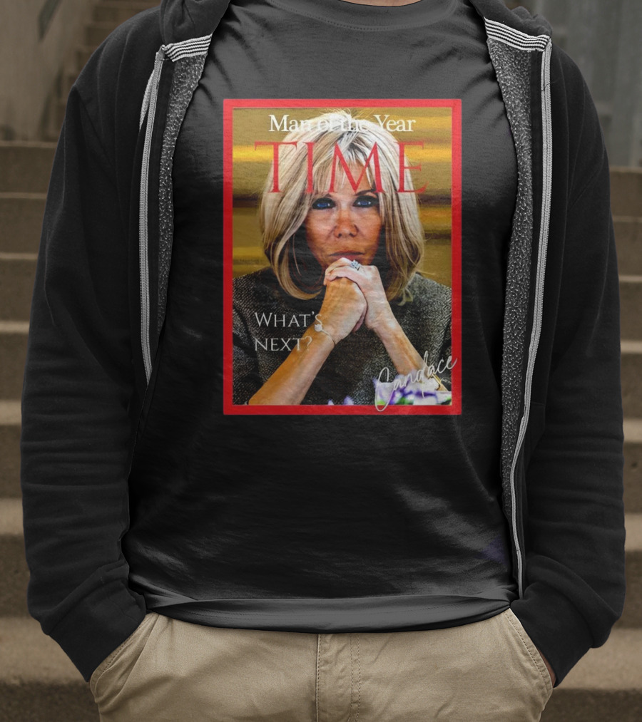 Candace Owens Brigitte Macron Man Of The Year Time T-Shirt