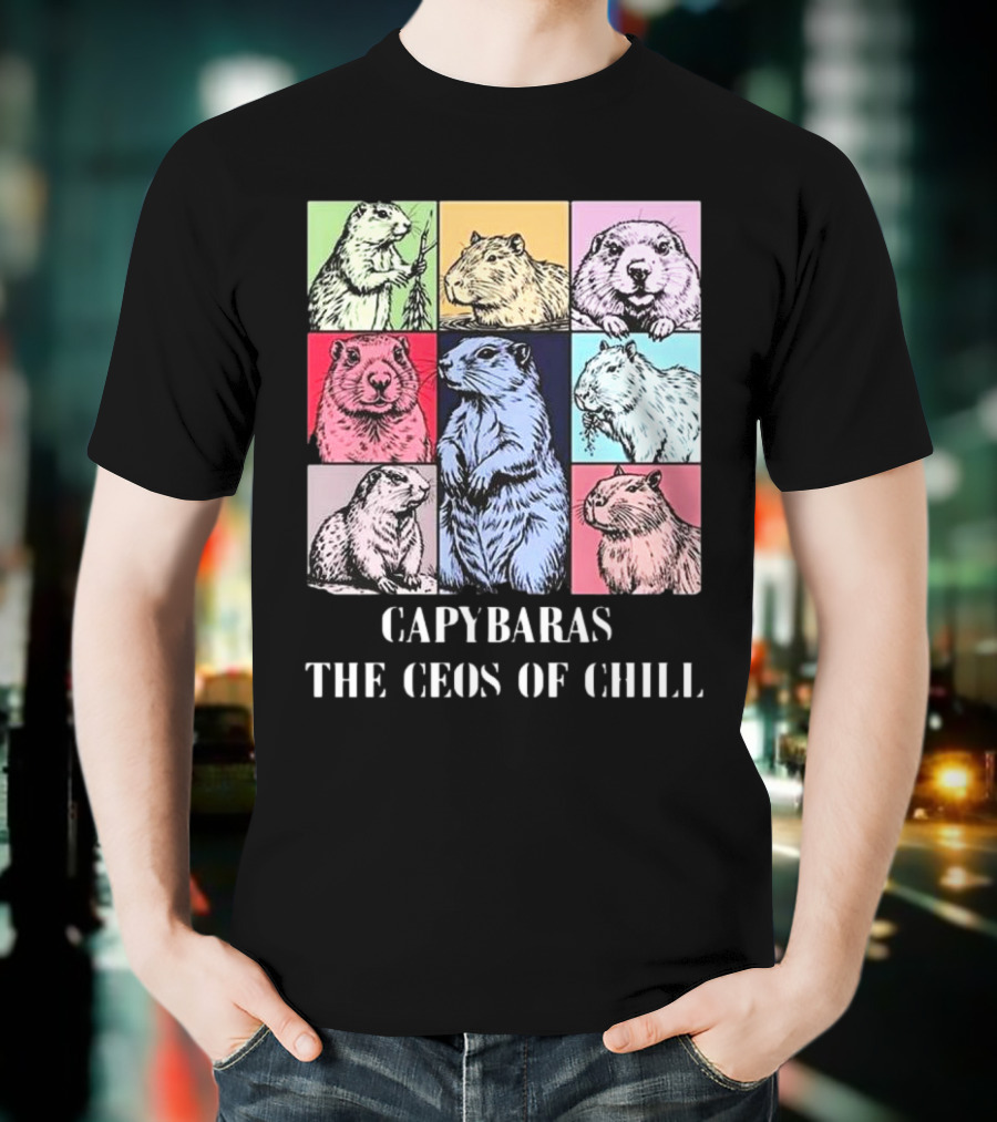 Capybaras The CEOS Of Chill T-Shirt