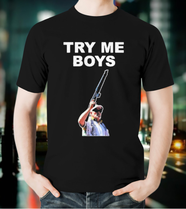 Carl Niehaus Try Me Boys Pro Gun T-Shirt
