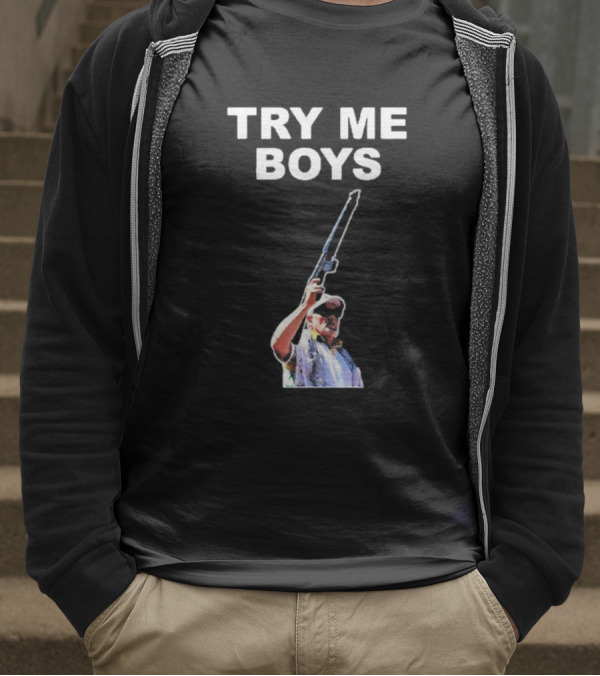 Carl Niehaus Try Me Boys Pro Gun T-Shirt