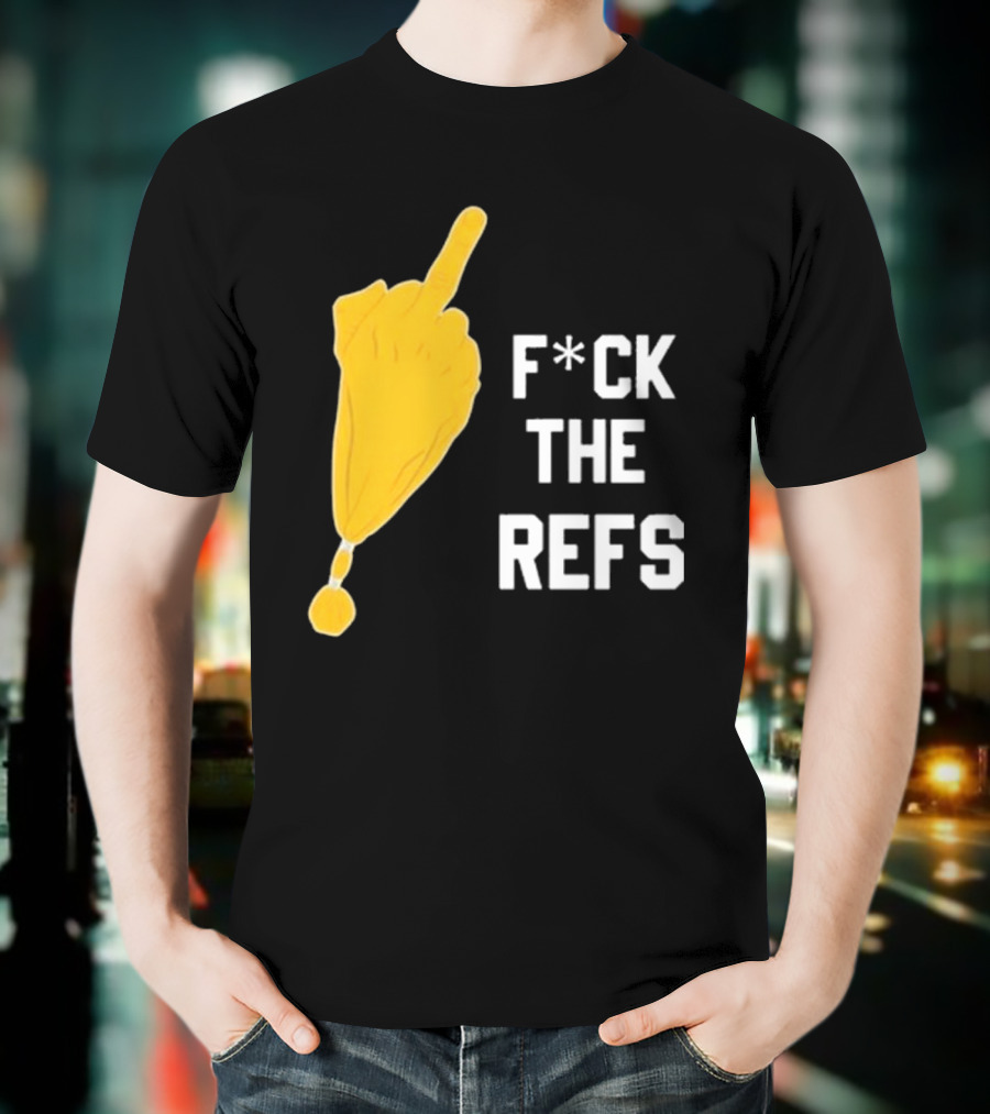 Censored Fuck The Refs Flag T-Shirt