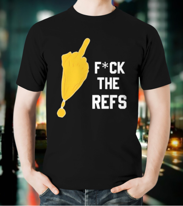 Censored Fuck The Refs Flag T-Shirt
