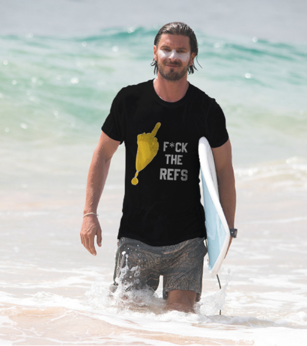 Censored Fuck The Refs Flag T-Shirt