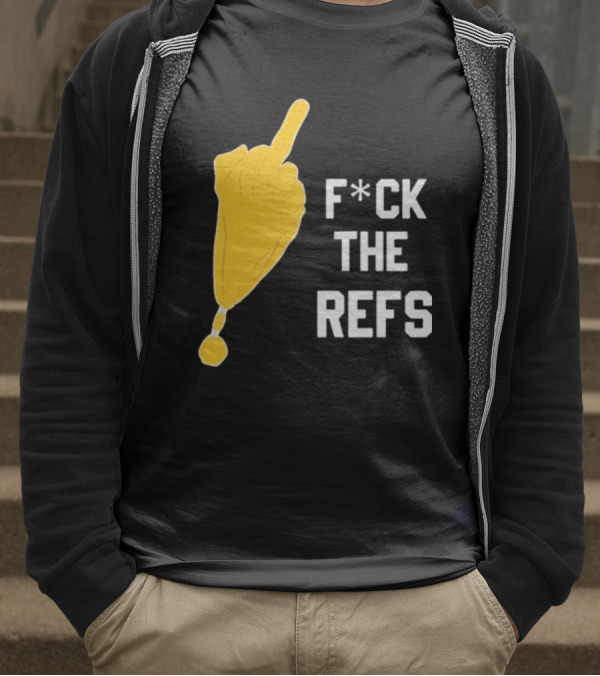 Censored Fuck The Refs Flag T-Shirt