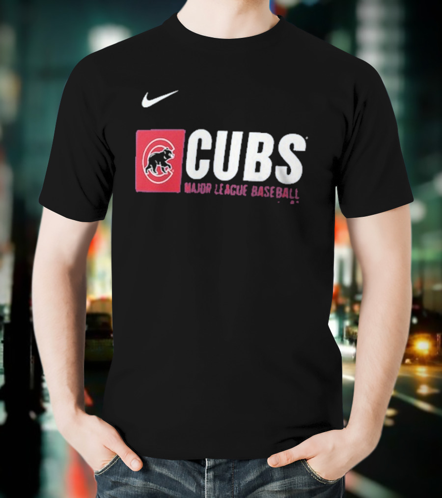 Chicago Cubs Team Block Major League Baseball T-Shirt