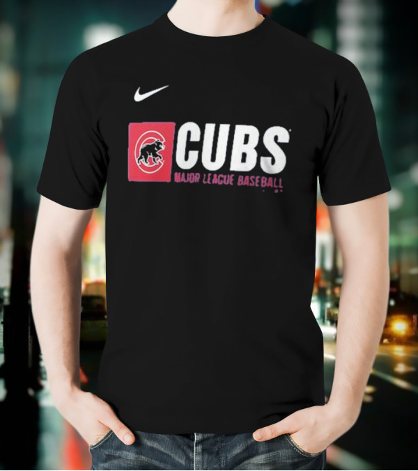 Chicago Cubs Team Block Major League Baseball T-Shirt