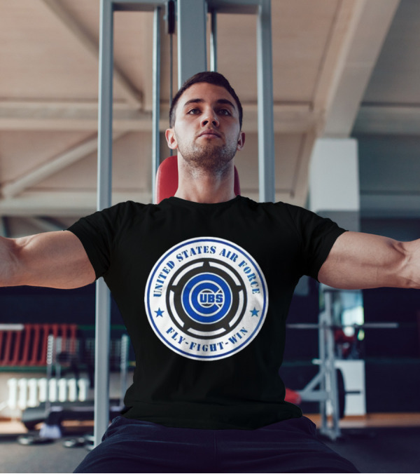 Chicago Cubs United States Air Force Fly Fight Win Military Appreciation Night 2025 T-Shirt