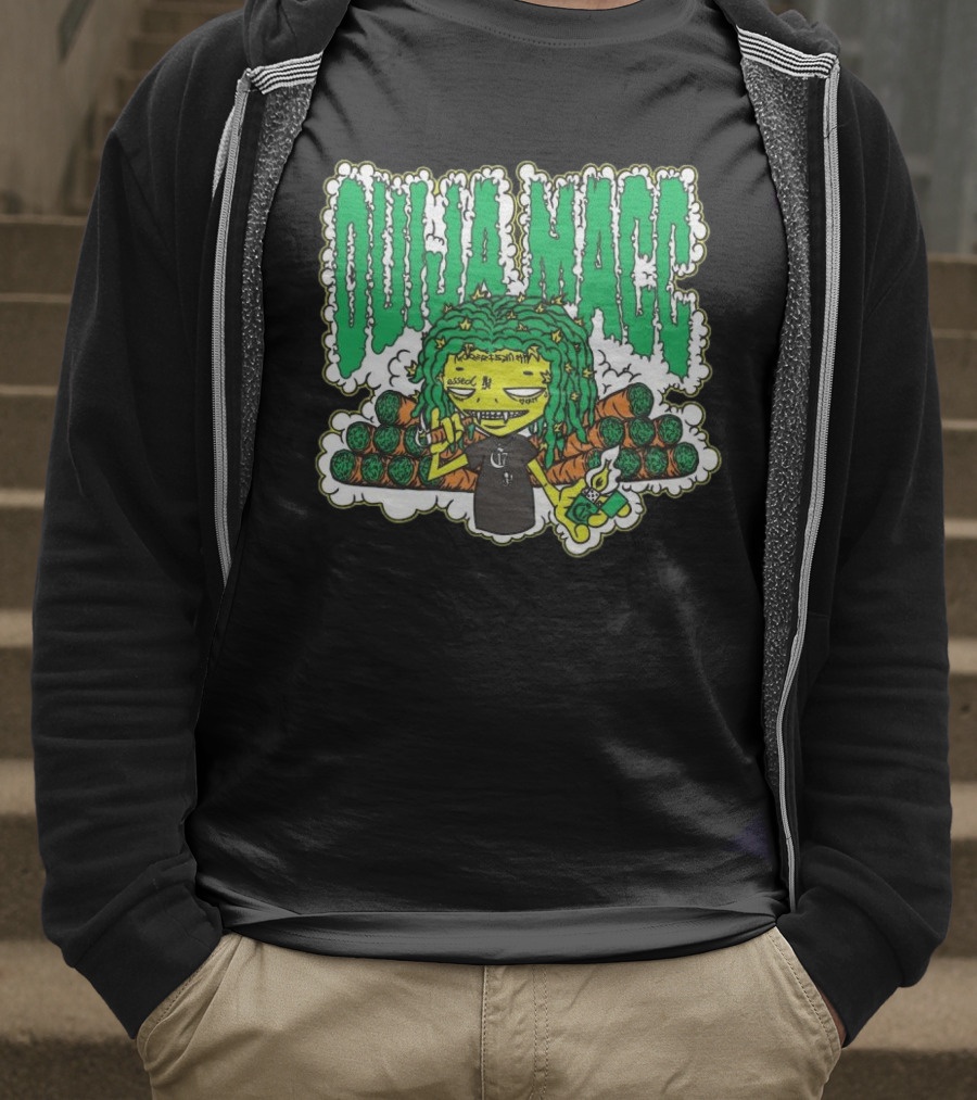 Chapter 17 Records Ouija Macc Stank-Nuggalo 17 Blunts Green T-Shirt