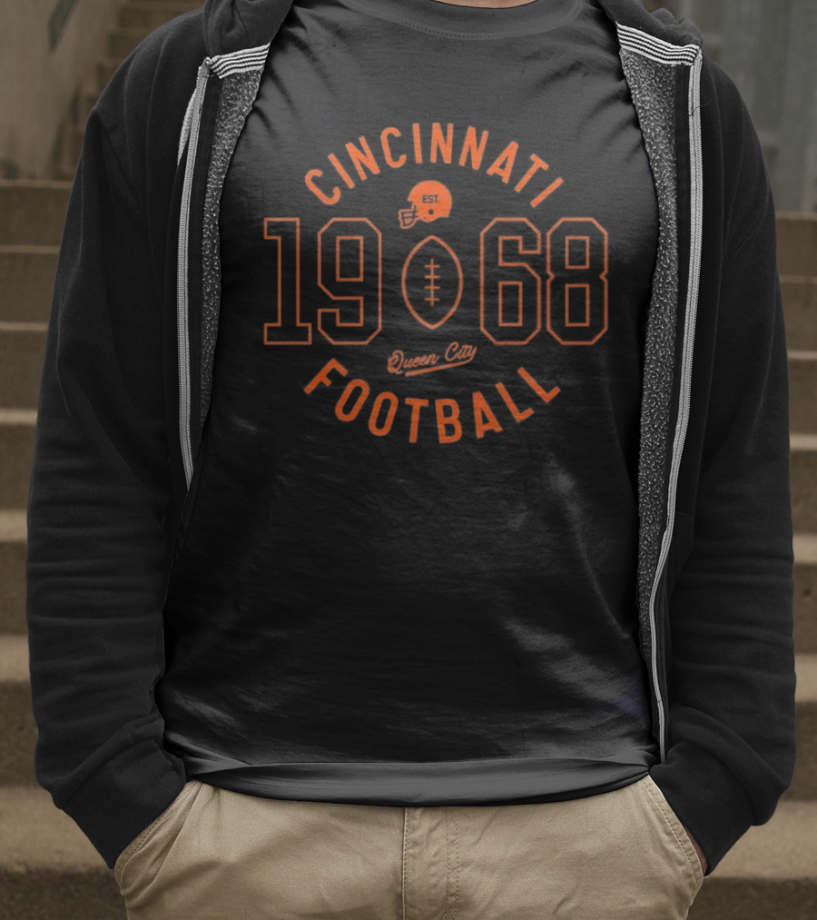 Cincinnati Football 1968 Circle Logo T-Shirt