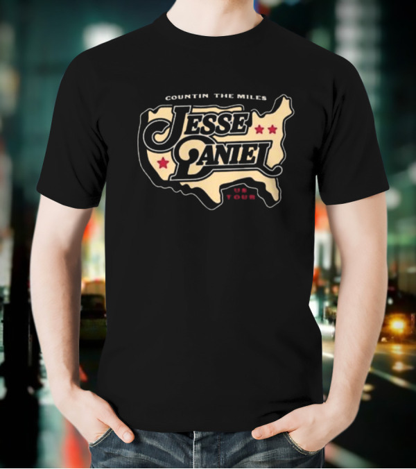 Countin’ The Miles Jesse Daniel Us Tour T-Shirt