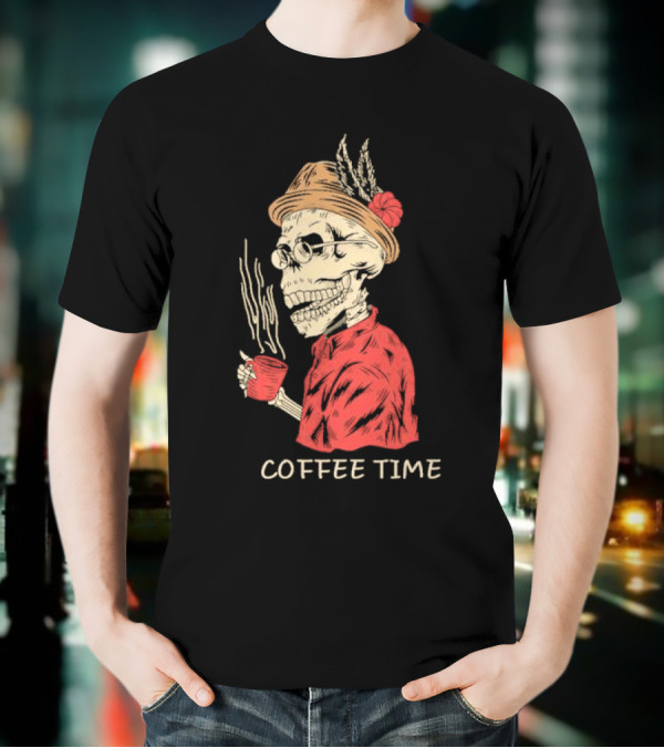 Cowboy Coffee Time T-Shirt