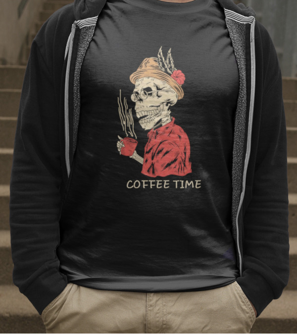 Cowboy Coffee Time T-Shirt