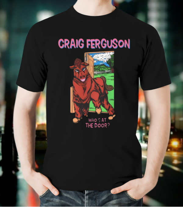 Craig Ferguson Who’s At The Door Painting T-Shirt