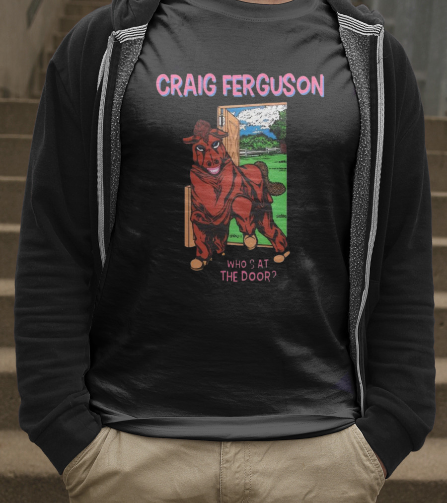 Craig Ferguson Who’s At The Door Painting T-Shirt