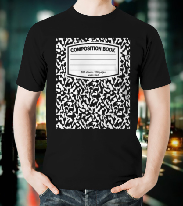 Composition Book Notebook T-Shirt