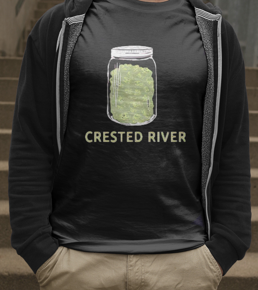 Crested River Jar Of Green Buds T-Shirt
