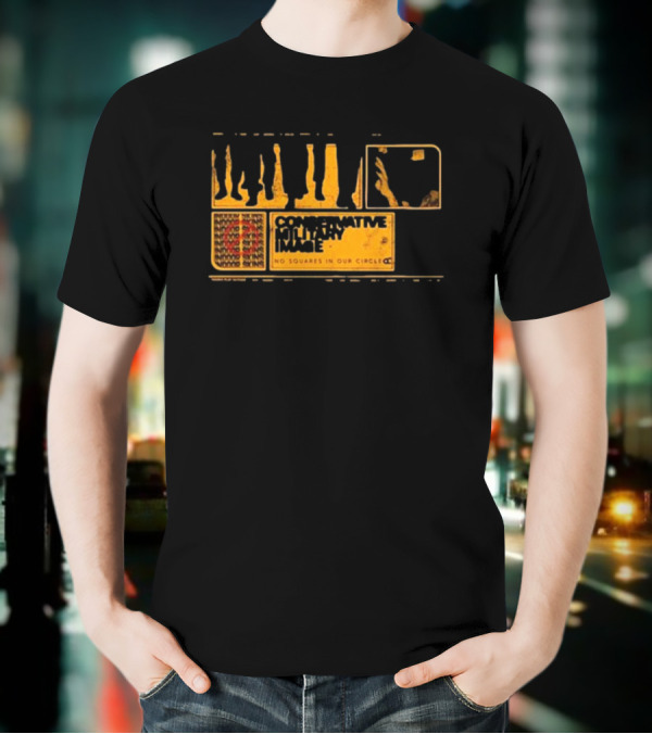 Conservative Military Image No Squares In Our Circle BBB T-Shirt