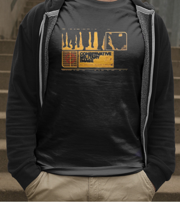 Conservative Military Image No Squares In Our Circle BBB T-Shirt