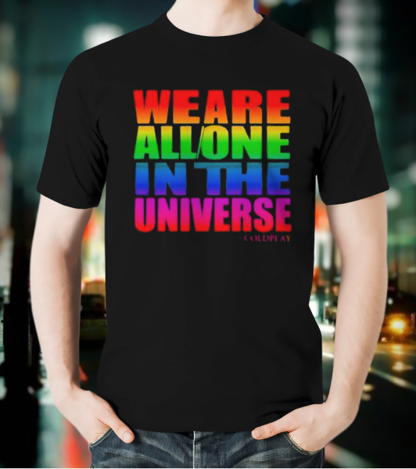 Coldplay We Are All One In The Universe T-Shirt