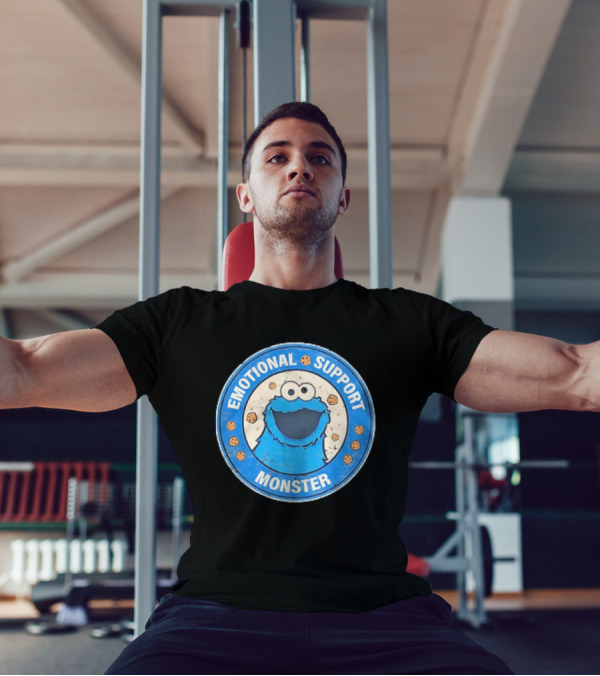 Cookie Monster Emotional Support Monster T-Shirt