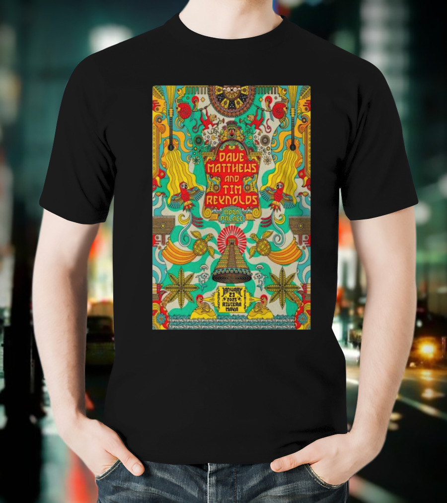 Dave Matthews And Tim Reynolds Moon Palace Riviera Maya, MX Jan 23 2025 Event T-Shirt