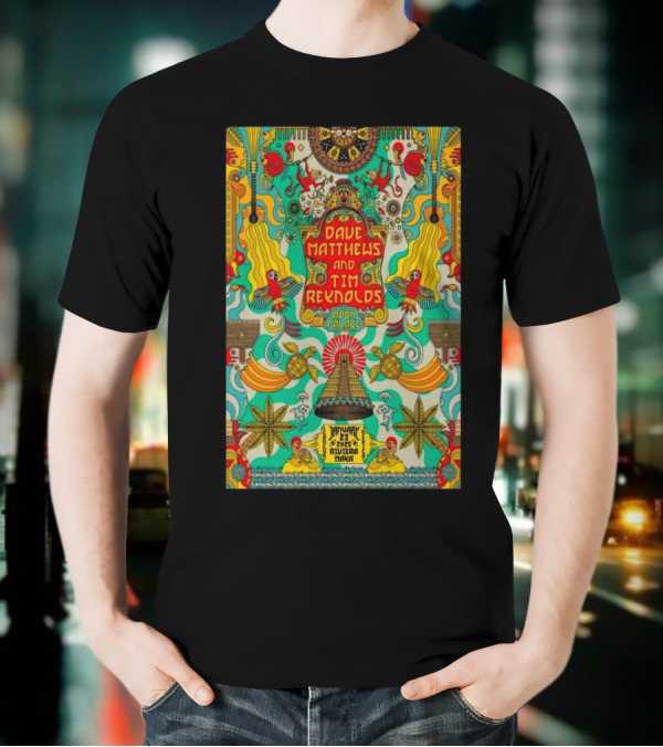 Dave Matthews And Tim Reynolds Moon Palace Riviera Maya, MX Jan 23 2025 Event T-Shirt
