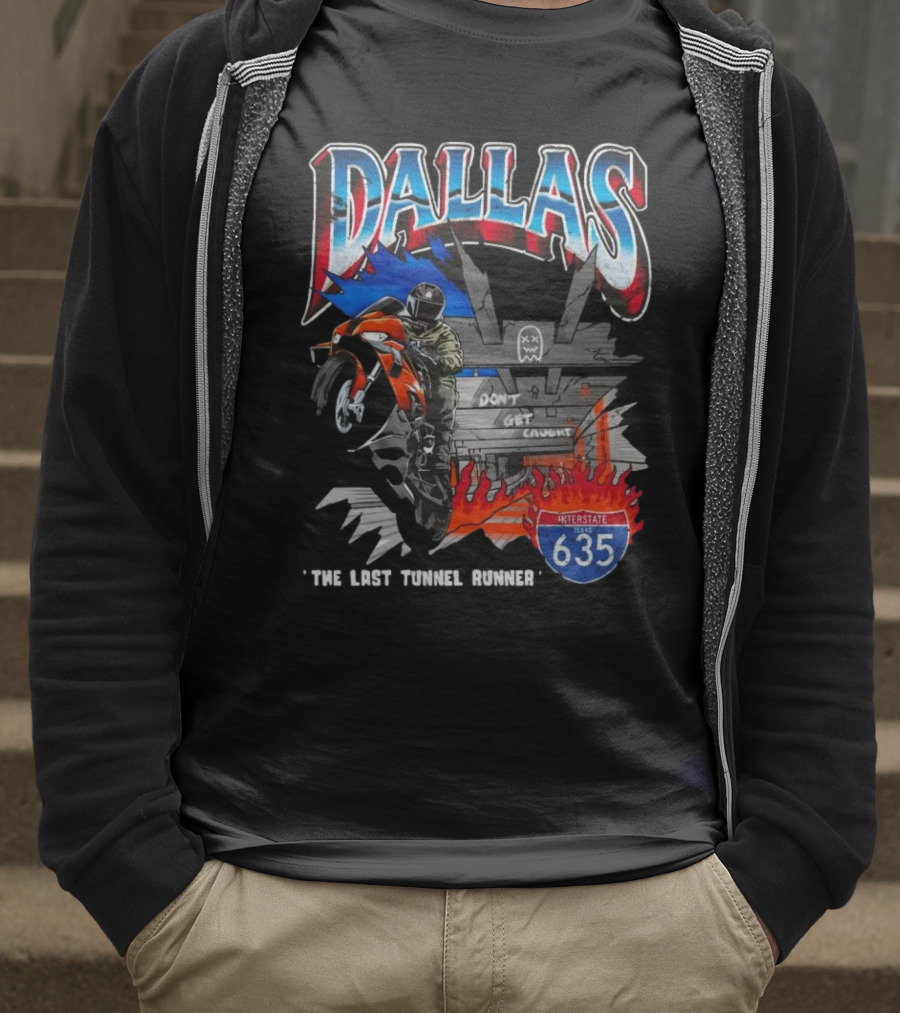 Dallas Ghost Racing The Last Tunnel Runner T-Shirt