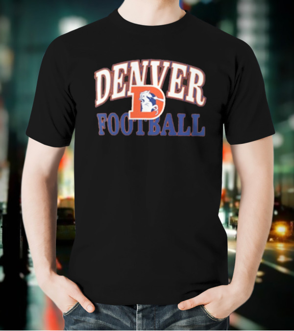 Denver Broncos Football Vintage T-Shirt