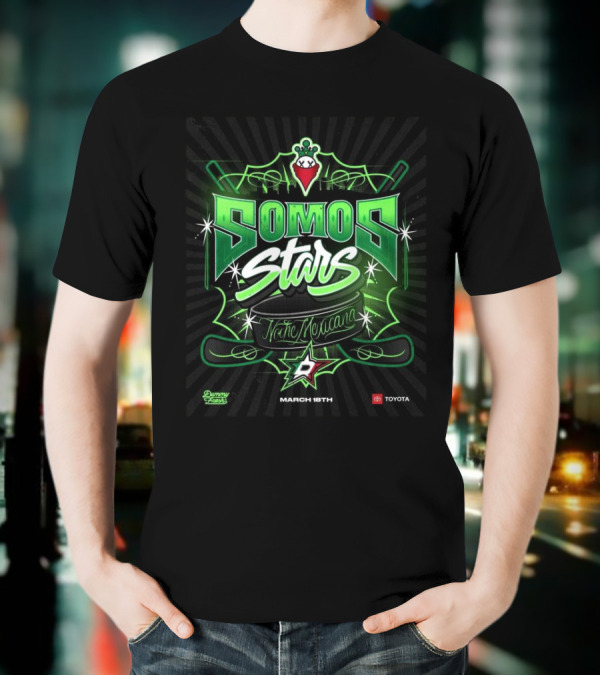 Dallas Stars Feliz Noche Mexicana T-Shirt