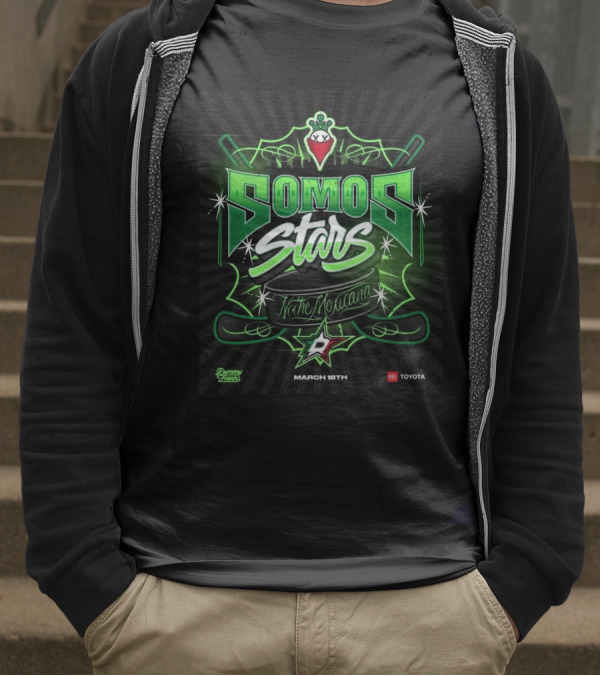 Dallas Stars Feliz Noche Mexicana T-Shirt