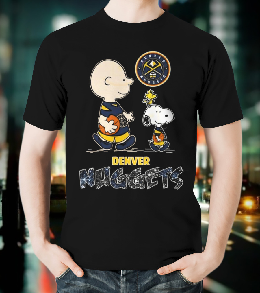 Denver Nuggets Basketball Peanuts Snoopy 2025 T-Shirt