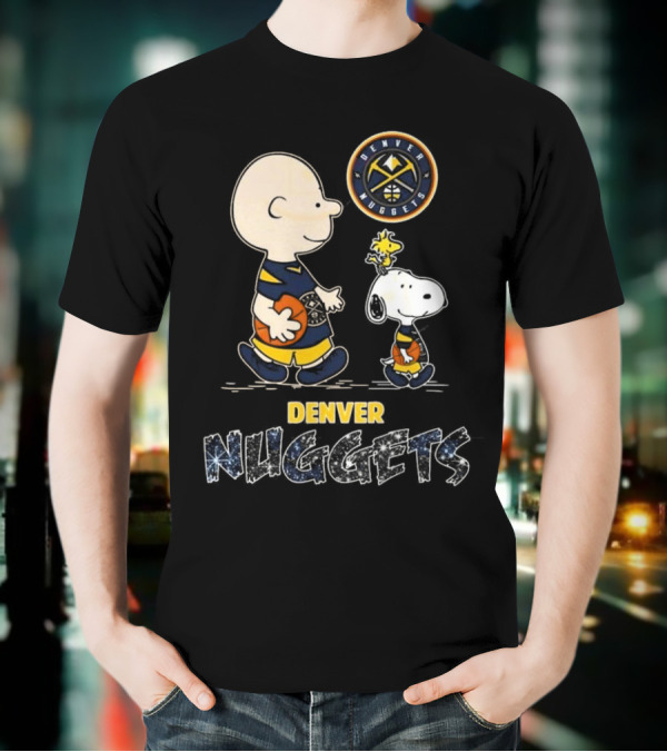 Denver Nuggets Basketball Peanuts Snoopy 2025 T-Shirt