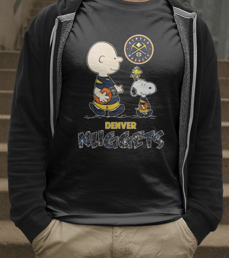 Denver Nuggets Basketball Peanuts Snoopy 2025 T-Shirt