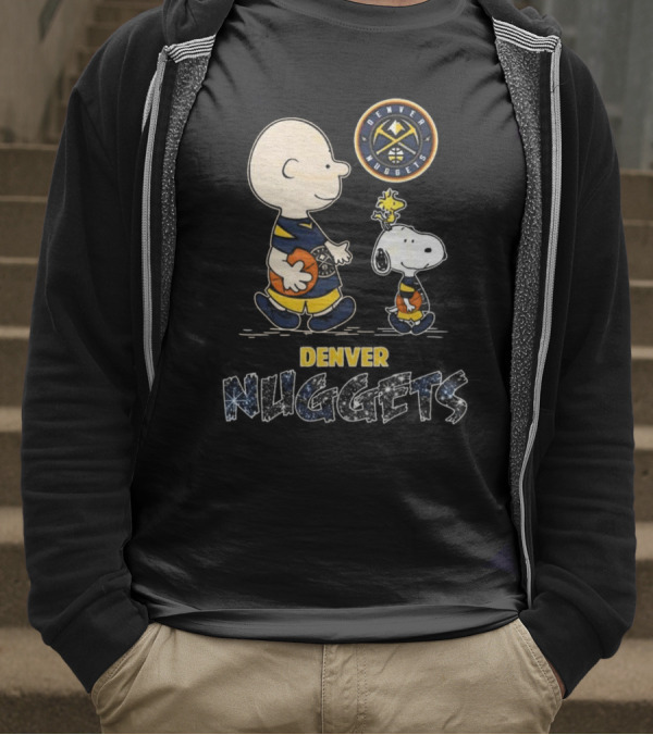 Denver Nuggets Basketball Peanuts Snoopy 2025 T-Shirt