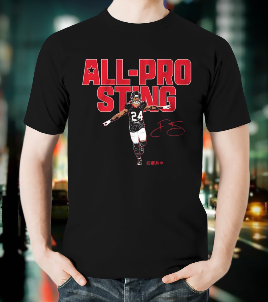 Derek Stingley Jr All-Pro Sting Houston Texans NFLPA Signature T-Shirt