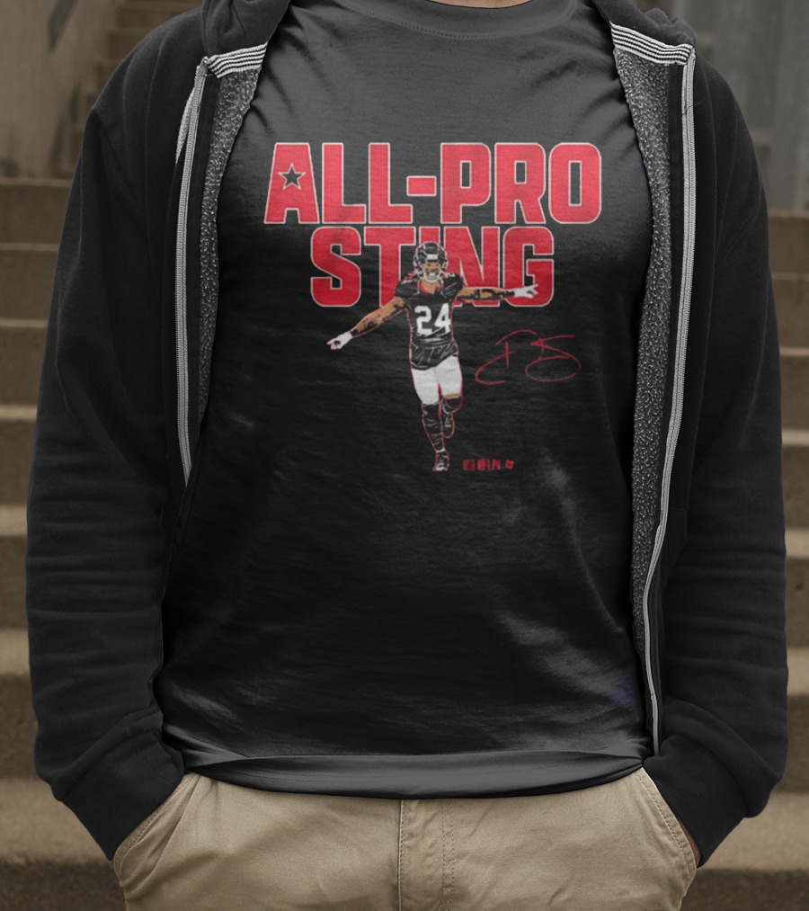 Derek Stingley Jr All-Pro Sting Houston Texans NFLPA Signature T-Shirt