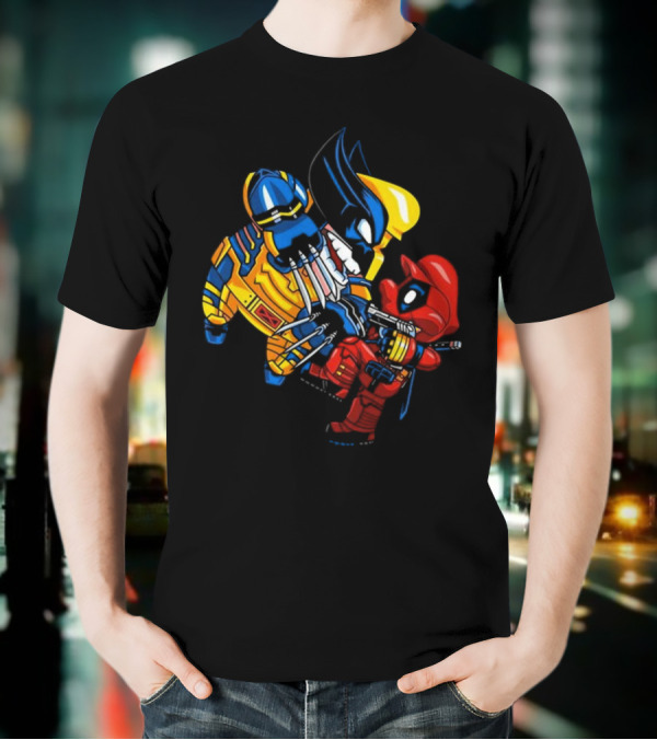 Deadplumber And Warverine Mashup Battle T-Shirt
