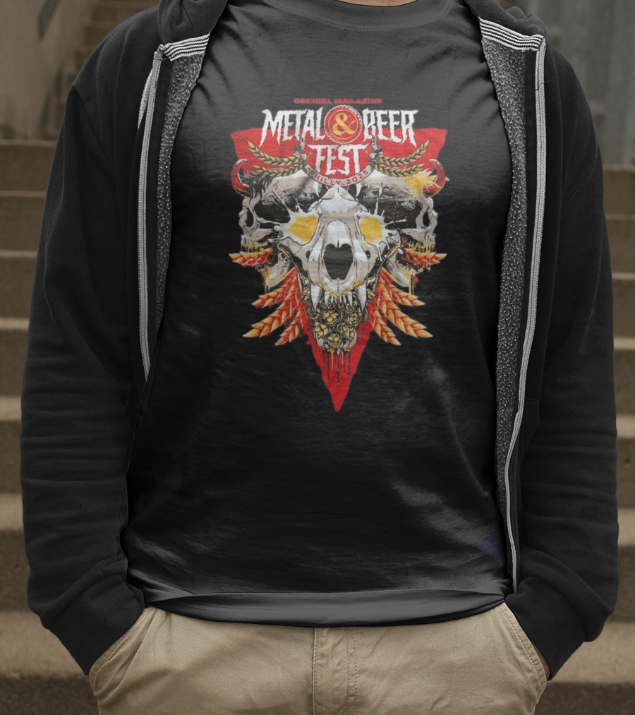 Decibel Magazine The Decibel Metal And Beer Fest 2025 Soon To Be Drunk April 4-5 At The Fillmore Art By Mike Wahlberg T-Shirt