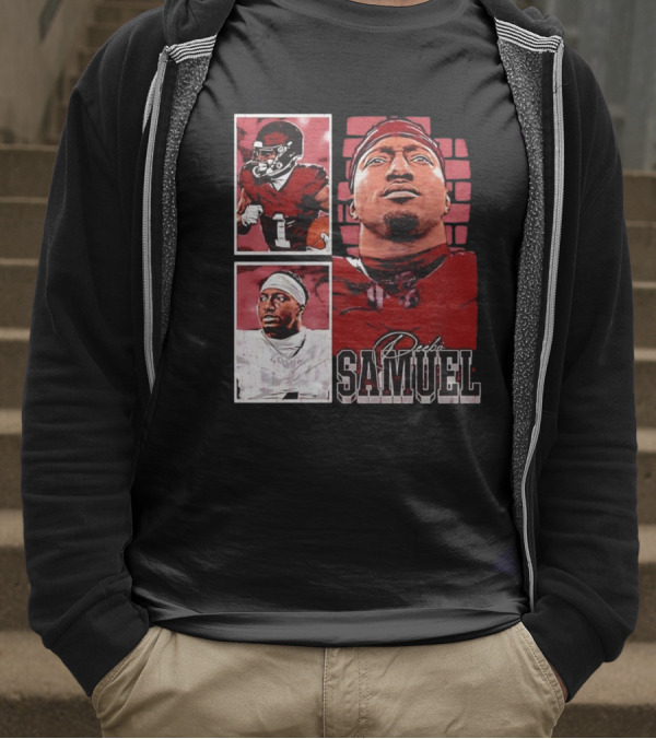 Deebo Samuel Washington Commanders NFLPA Football Signature Vintage T-Shirt