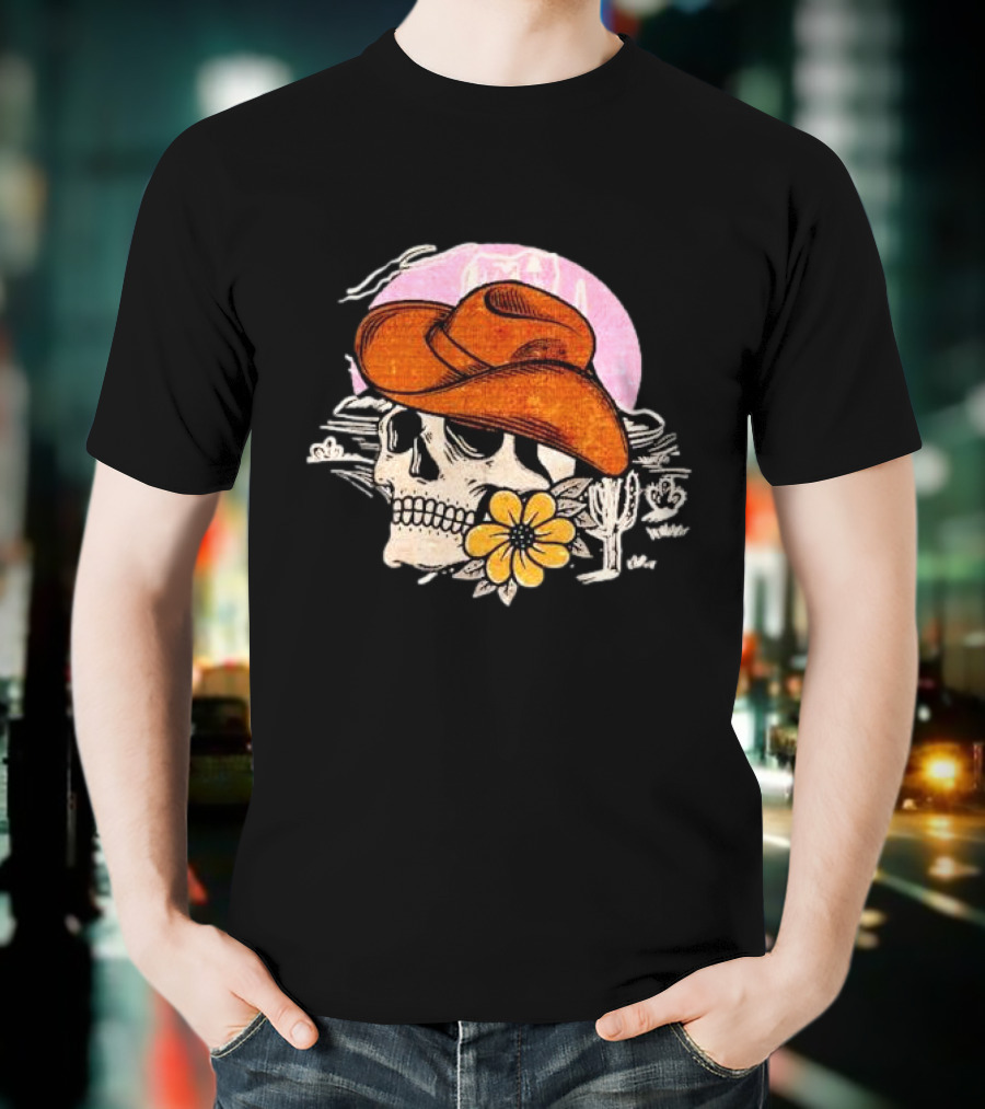 Desert Skeleton Western T-Shirt
