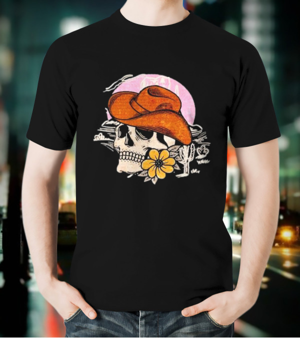 Desert Skeleton Western T-Shirt