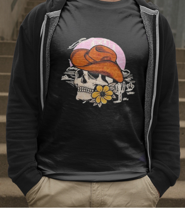 Desert Skeleton Western T-Shirt