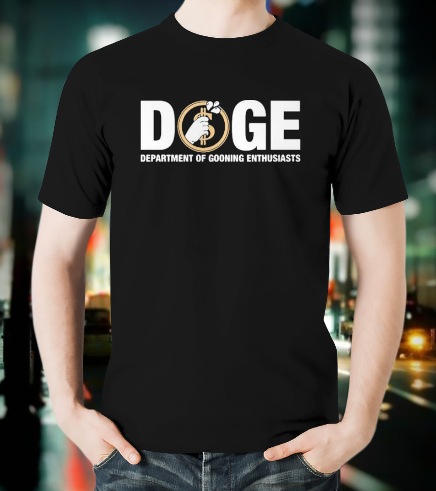 Doge Department Of Gooning Enthusiasts T-Shirt